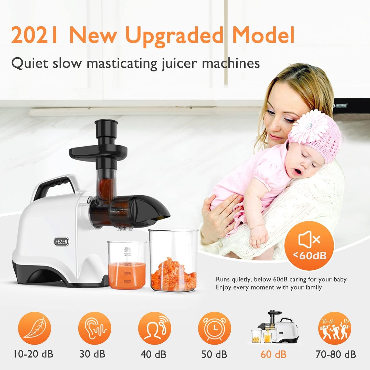 High-Yield Cold Press Juicer - Masticating Style for Optimal Nutrient Benefits