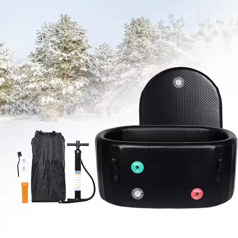 Versatile Inflatable Cold Plunge Tub - Ice Bath for Recovery and Cold Water Therapy