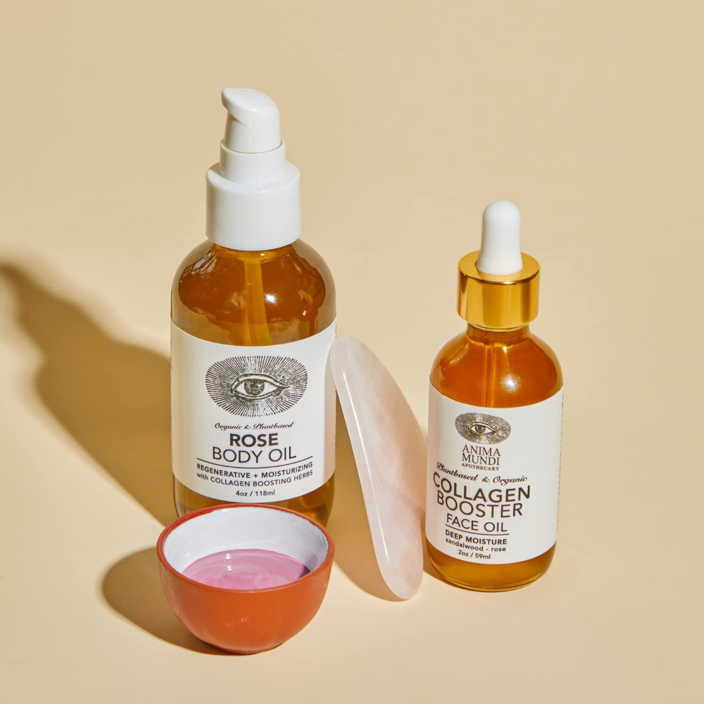 Rose Body Oil - Adaptogenic Collagen Infusion (4 oz / 118 ml)