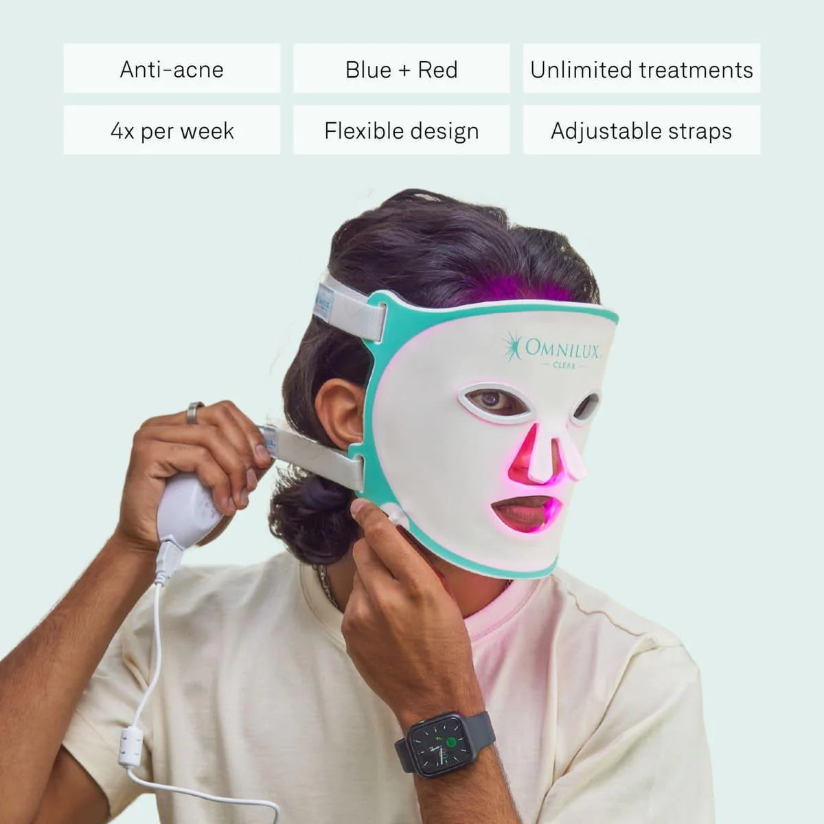 Omnilux Clear LED Skin Perfecting Mask