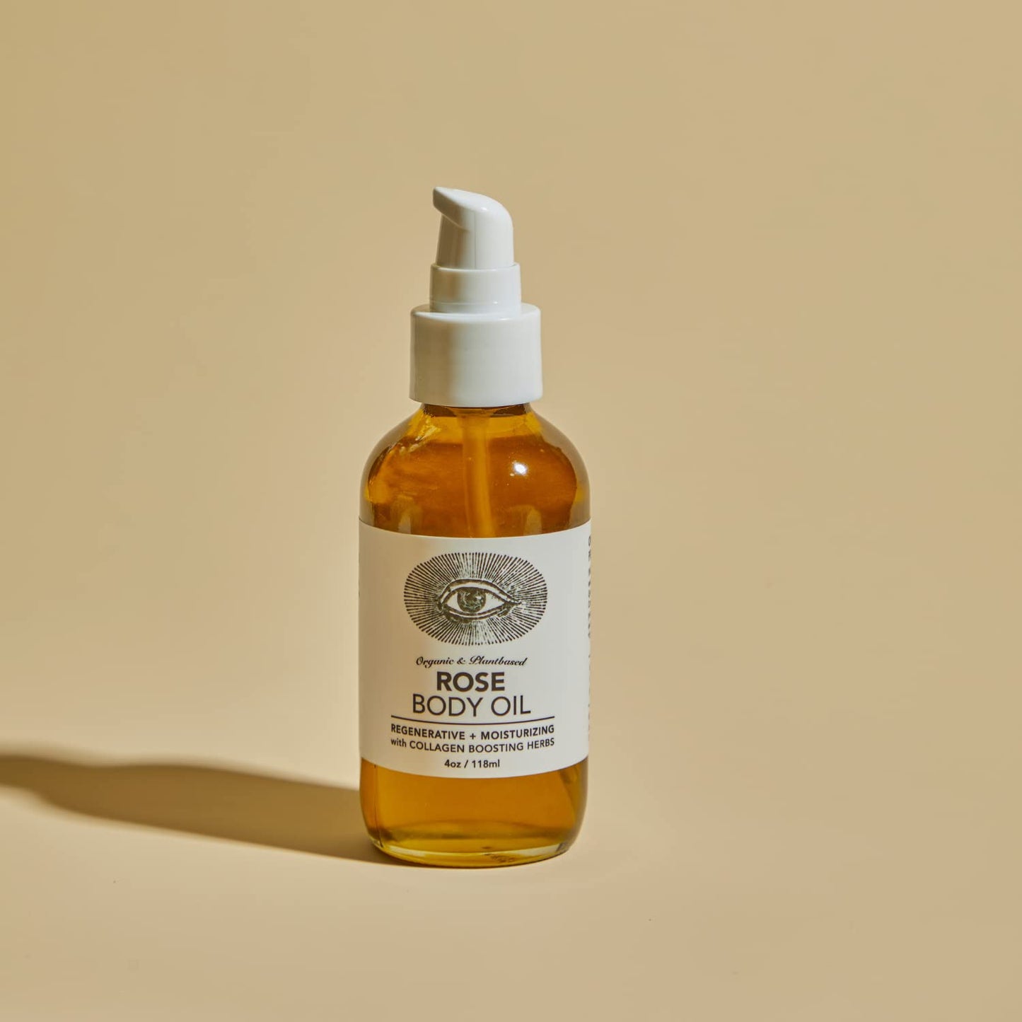 Rose Body Oil - Adaptogenic Collagen Infusion (4 oz / 118 ml)