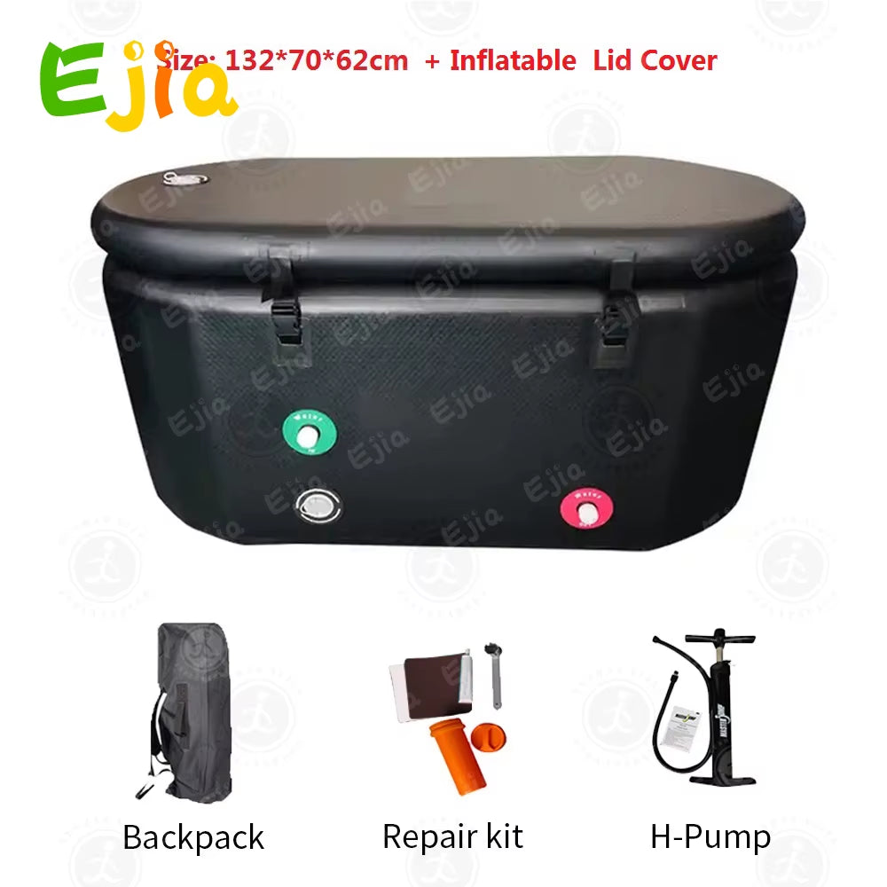 Versatile Inflatable Cold Plunge Tub - Ice Bath for Recovery and Cold Water Therapy