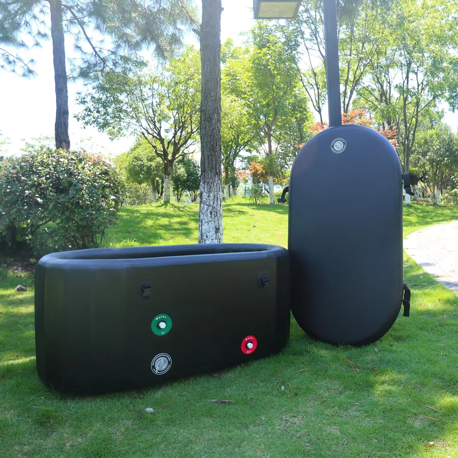 Versatile Inflatable Cold Plunge Tub - Ice Bath for Recovery and Cold Water Therapy
